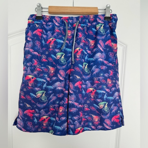 Peter Millar Boy's Moon Jellies Drawstring Swim Trunks, Size XL - Picture 2 of 4